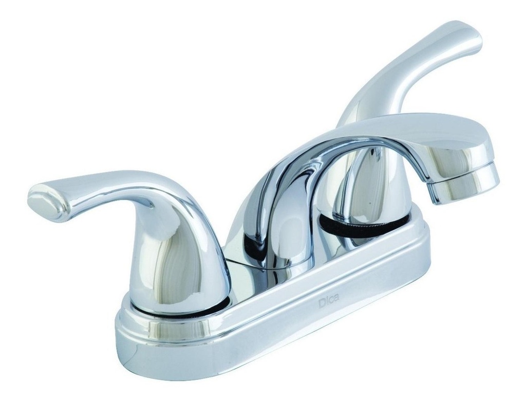 MEZCLADORA ECOLÓGICA 4” PARA LAVABO CON CUBIERTA Y MANERALES DE PALANCA 4037 DICA