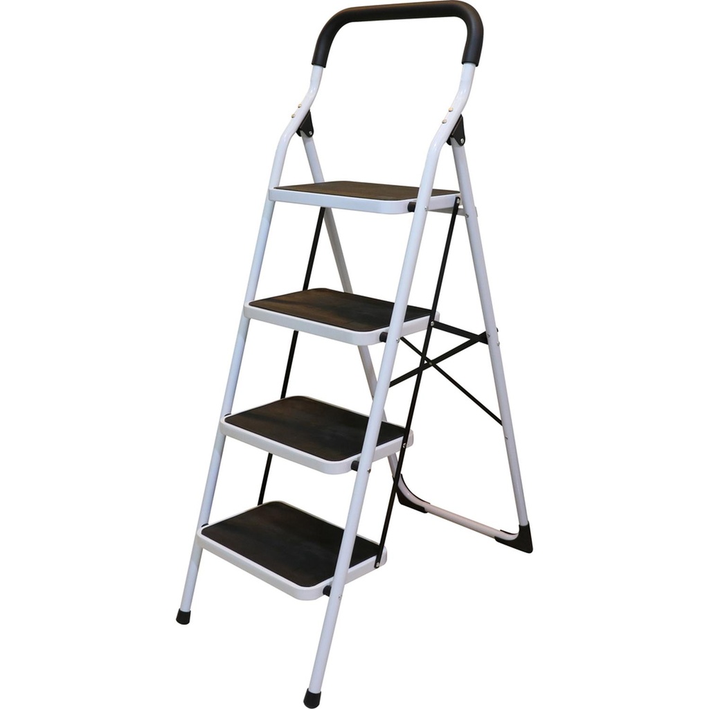 ESCALERA PLEGABLES TIPO TABURETE DE ACERO CON 4 PELDAÑOS SURTE