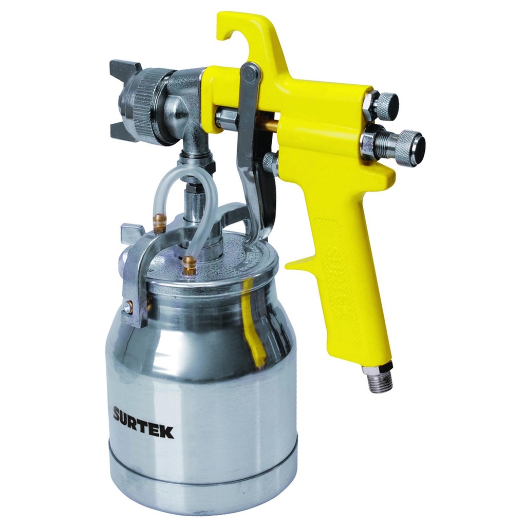 PISTOLA PARA PINTAR DE ALTA PRESIÓN, CAPACIDAD 1000 ML, 72 PSI CON VASO REFORZADO