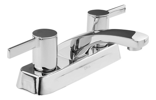 [4057] MEZCLADORA ECOLÓGICA 4” PARA LAVABO CON CUBIERTA Y MANERALES DE PALANCA 4057 DICA