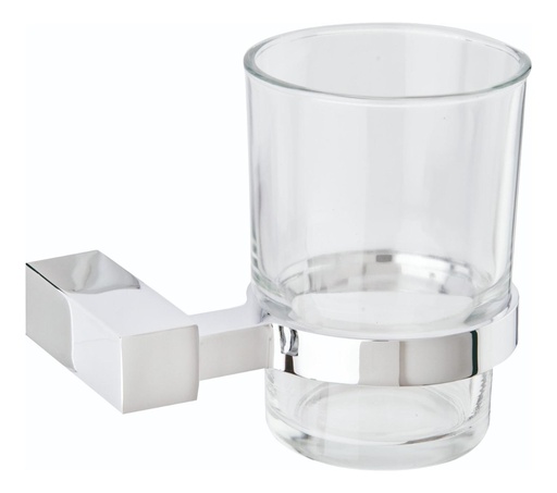 [1107] Portavaso Cepillero Dica 1107 Acabado Cromo